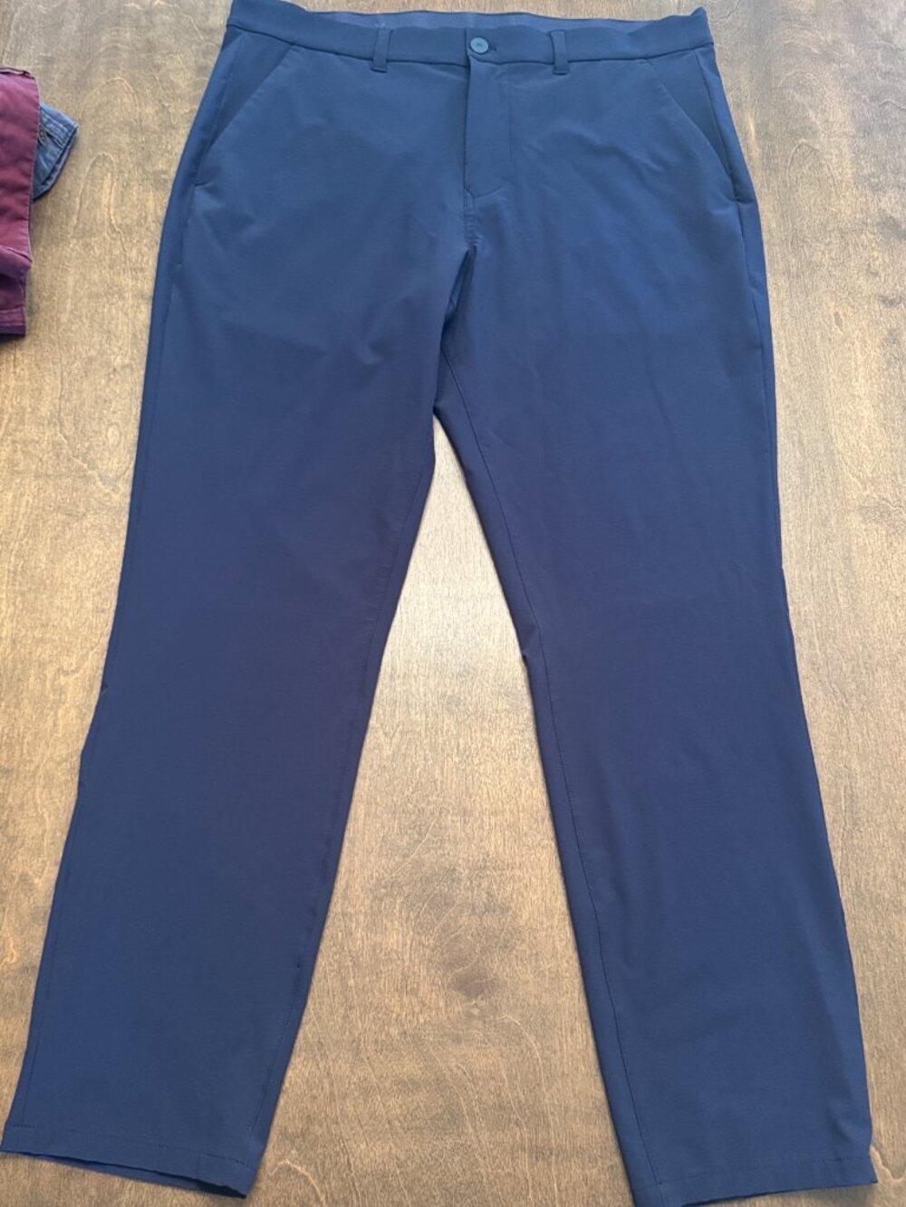Mizzen & Main Helmsman Navy Slim Fit Chino Pant 36 W x 30 L - Picture 2 of 5